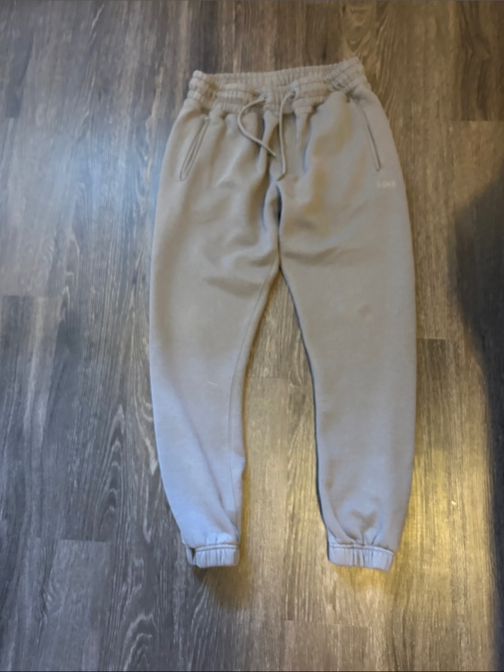 Men’s LSKD Gray Jogger Sweatpants with Drawstring